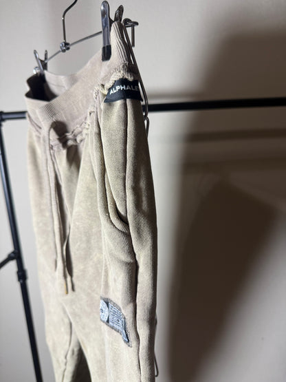 (Size S) Alphalete Olive Acid Washed Sweatpants