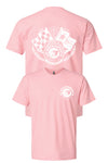 Baby Pink "Vintage Flag" Logo Tee