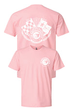 Baby Pink "Vintage Flag" Logo Tee