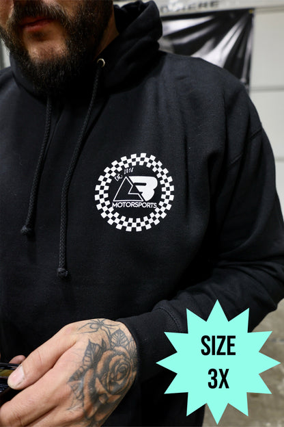 Black OG Circle Flag Premium Hoodie (Size 3x)