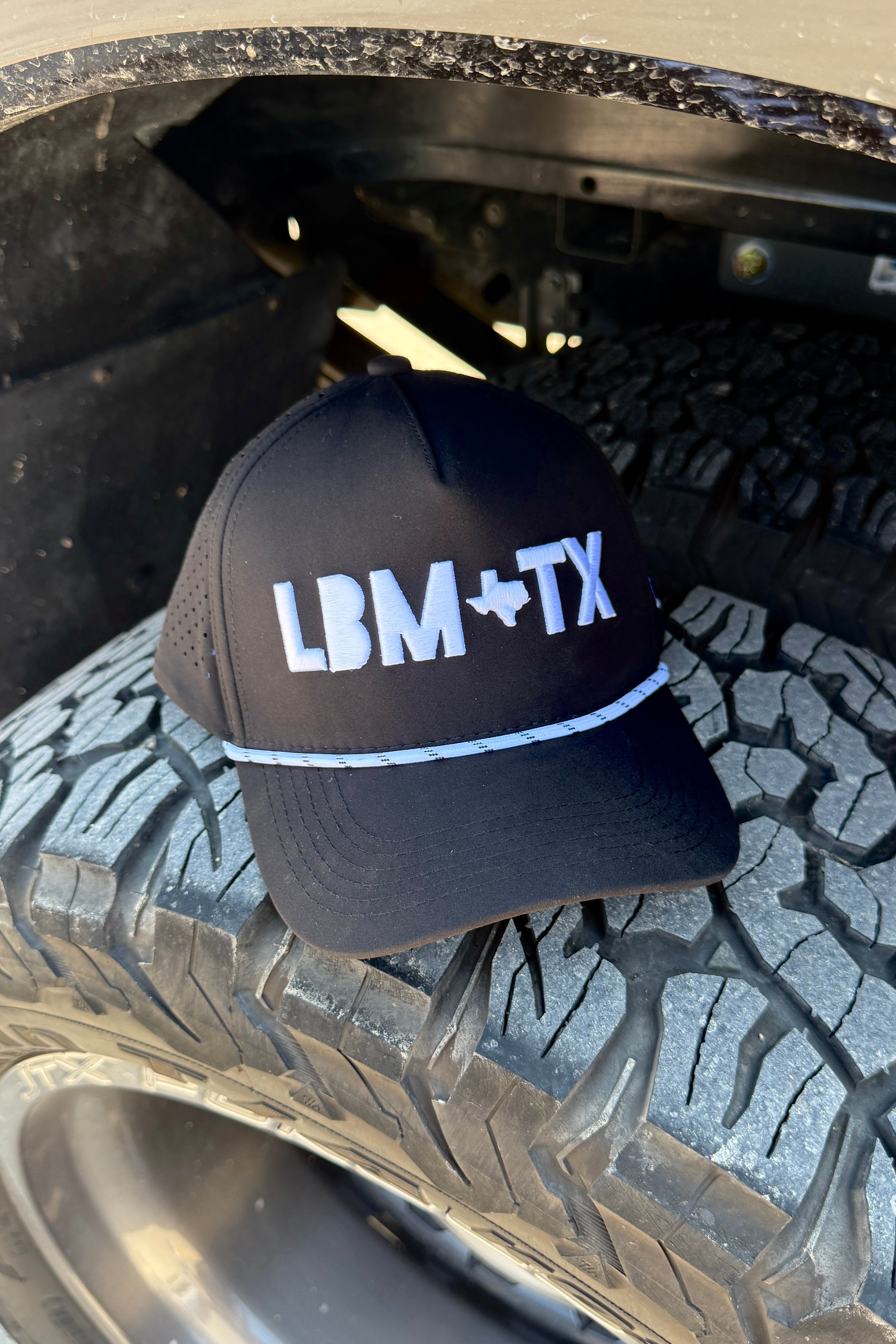 Black & White LBM Rope Hat