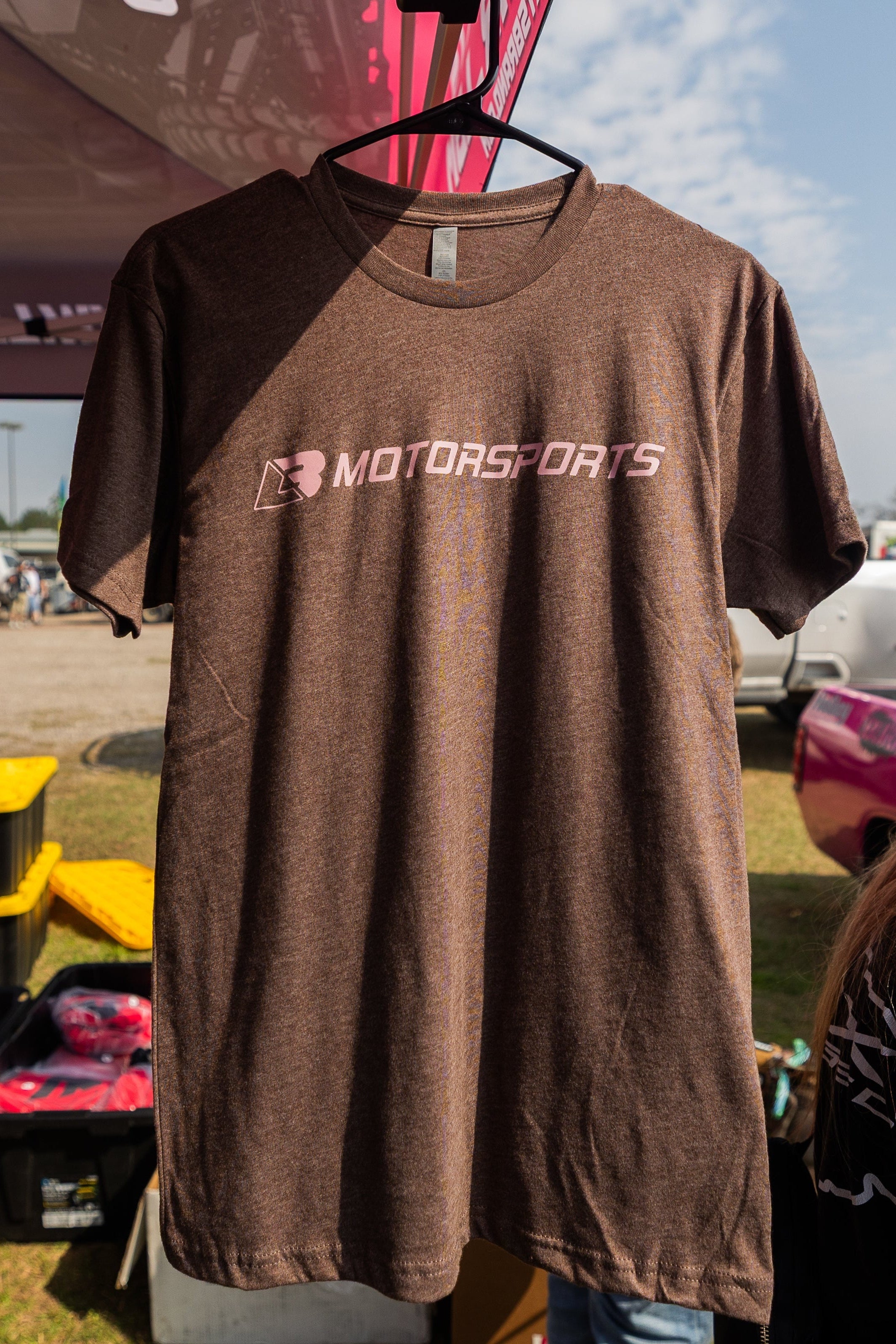 Espresso & Dusty Pink Logo Tee
