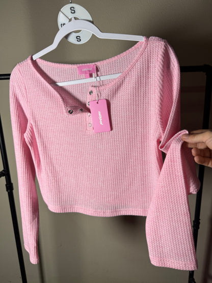 (Size S) Brand New Edikted Cropped Longsleeve
