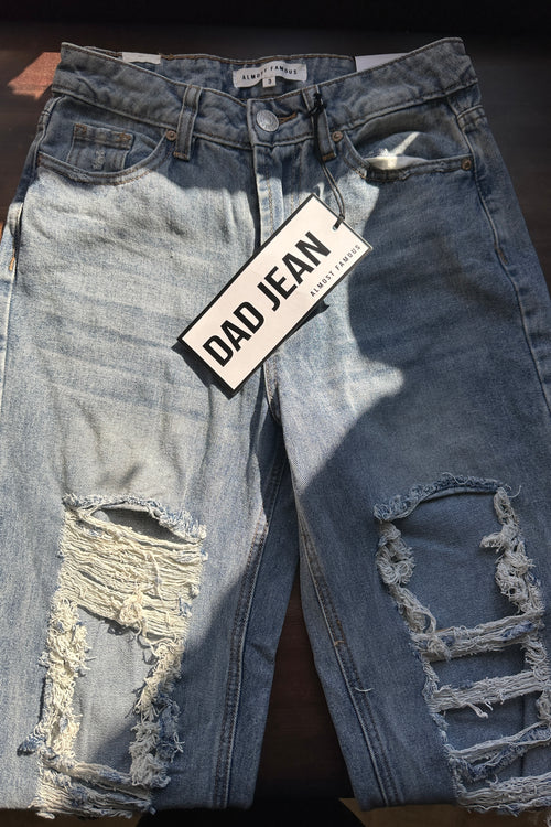 Almost Famous Dad Jean - Size 3 (NWT)