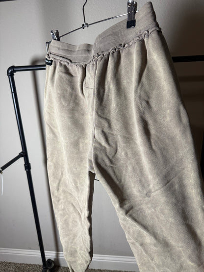 (Size S) Alphalete Olive Acid Washed Sweatpants
