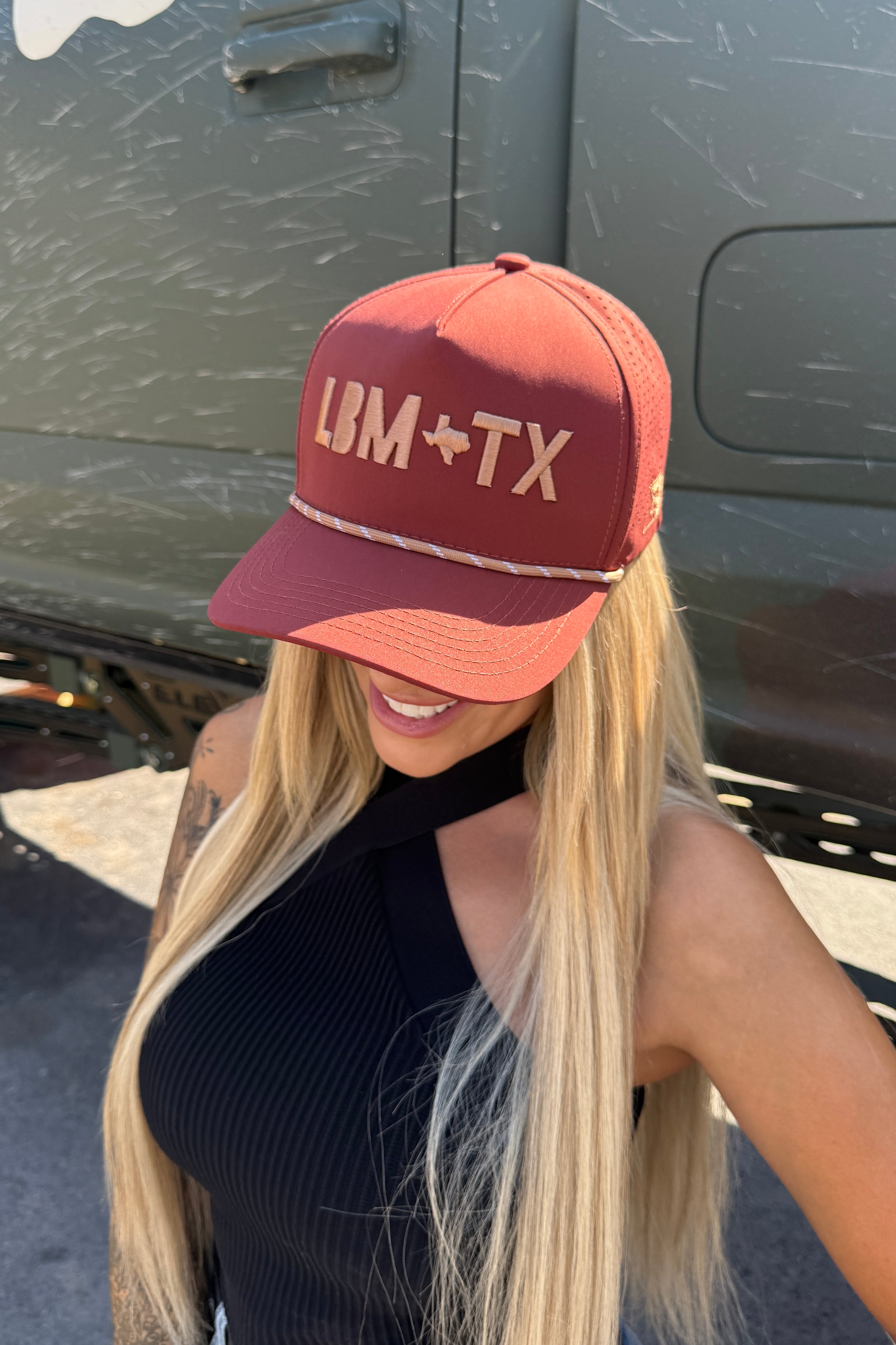 Rusty Red LBM Rope Hat