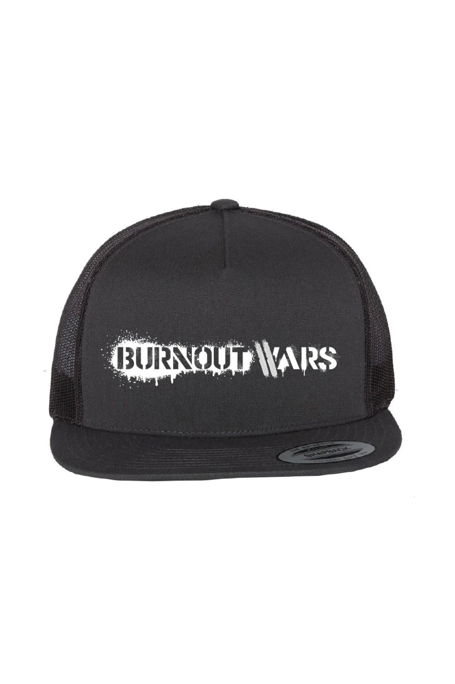 Black & White "BURNOUT WARS" Flatbill