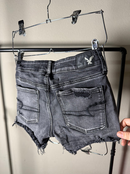 (Size 4) Black American Eagle Shorts
