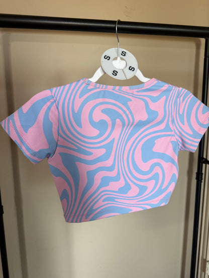 (Size S) VIXN Athletic Cropped Tee