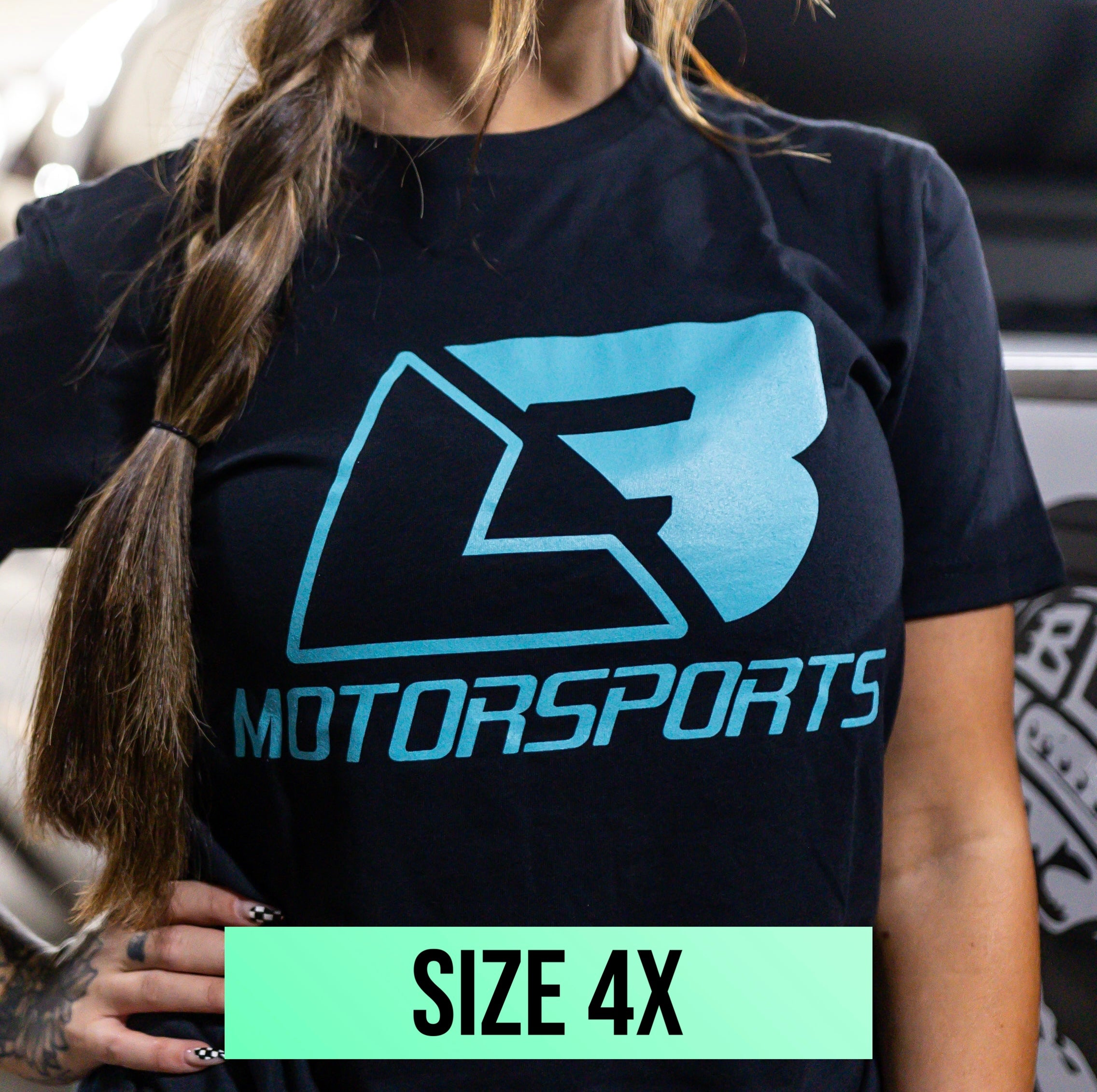 Teal LB Logo Tee (Size 4x)