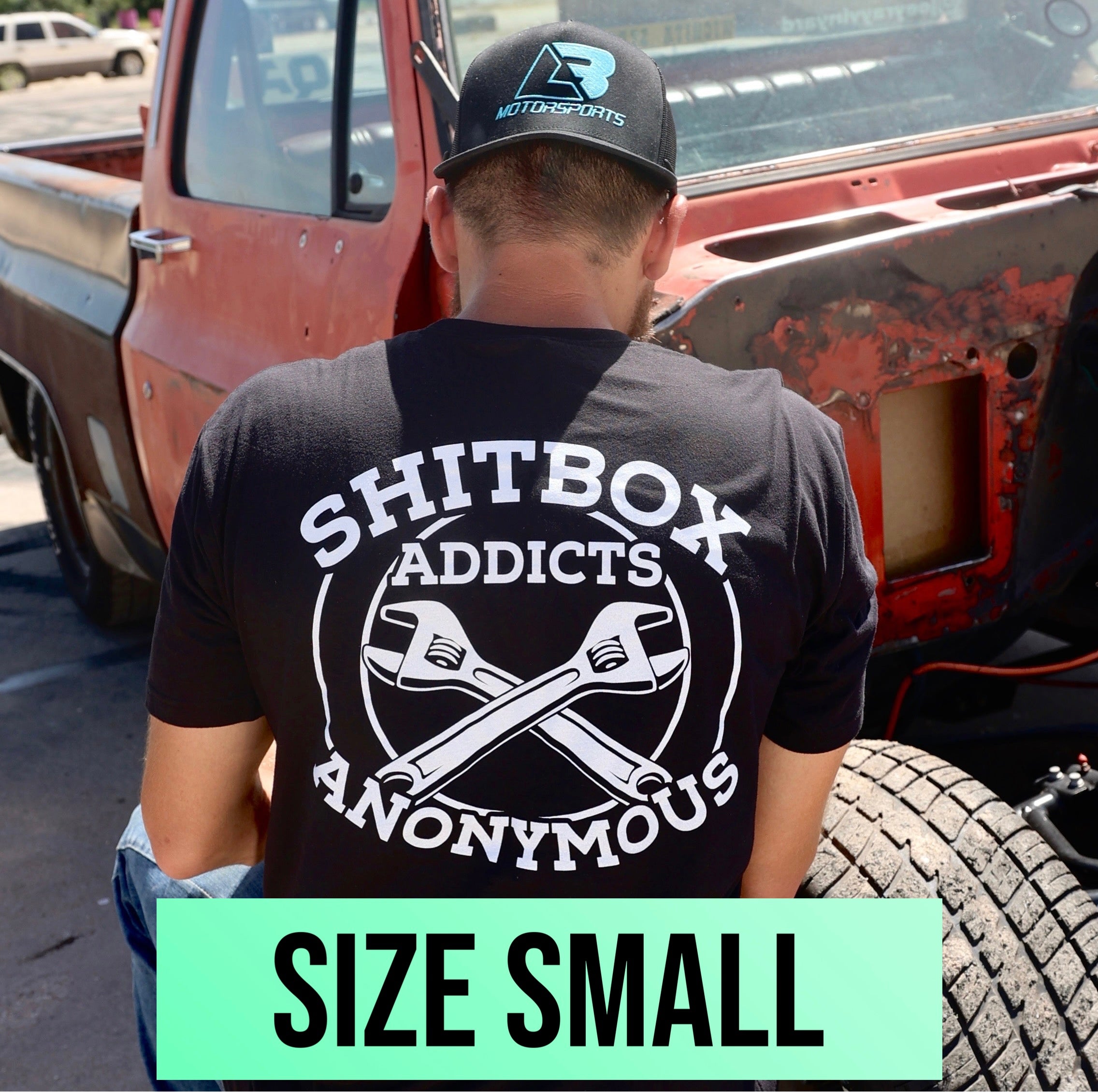 "Shitbox Addicts Anonymous" Tee (Size Small)