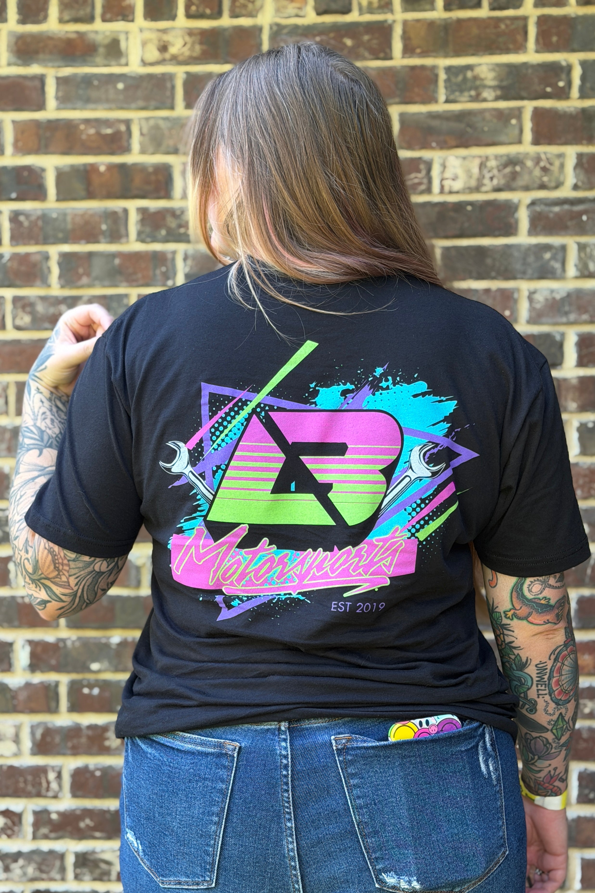 Black 90's Era LB Tee