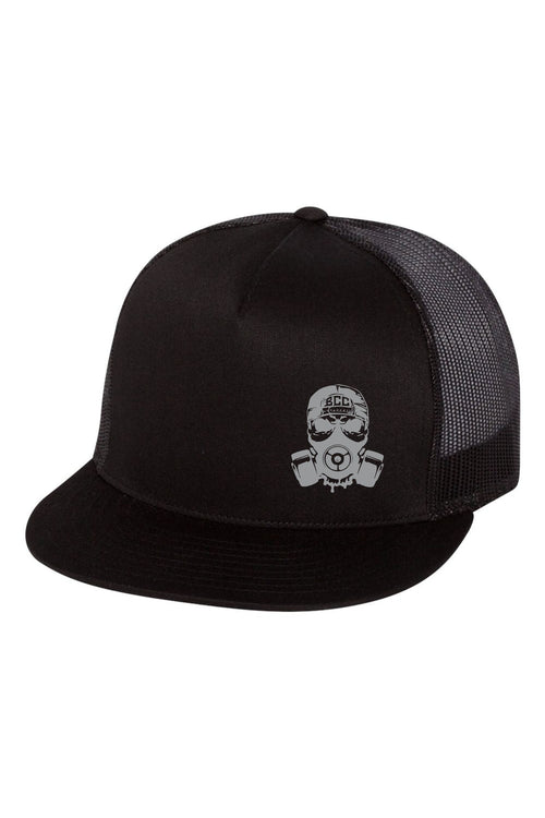 Black & Grey BCC Logo Flatbill