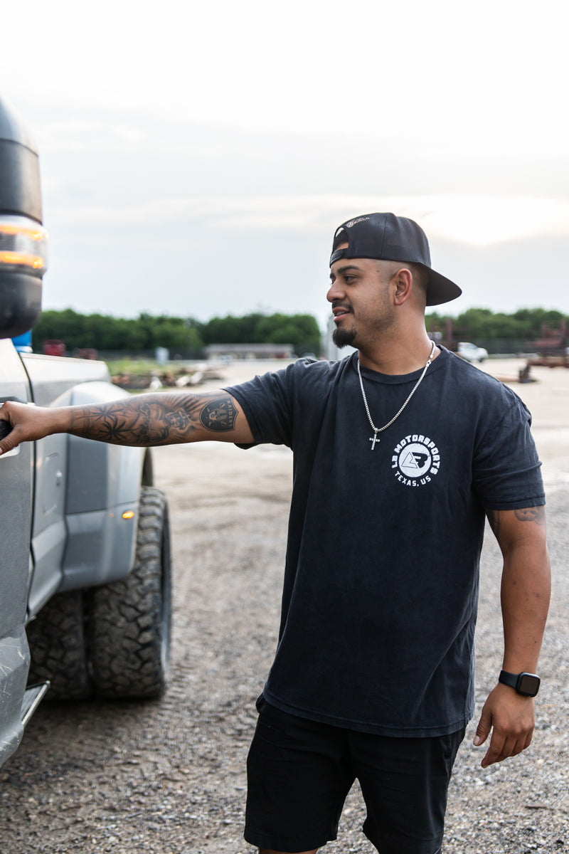 Acid Wash Vintage Flag Tee