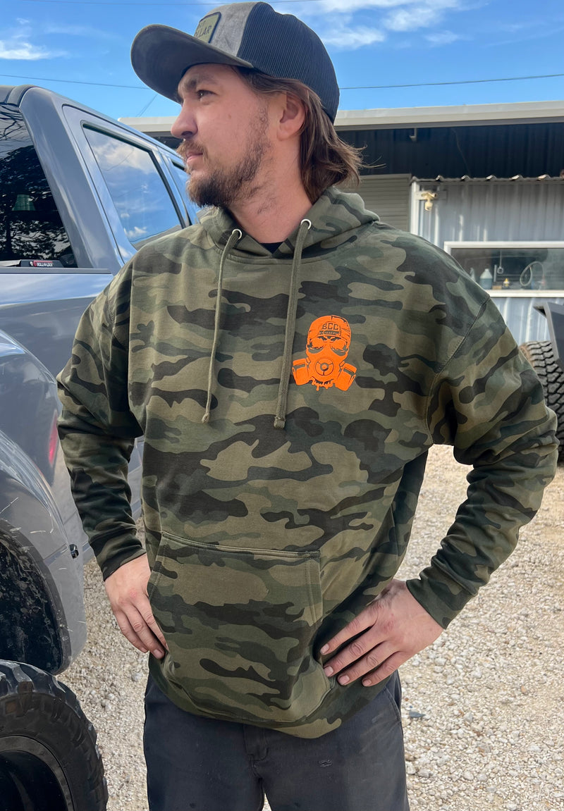 Camo & Orange BCC Hoodie