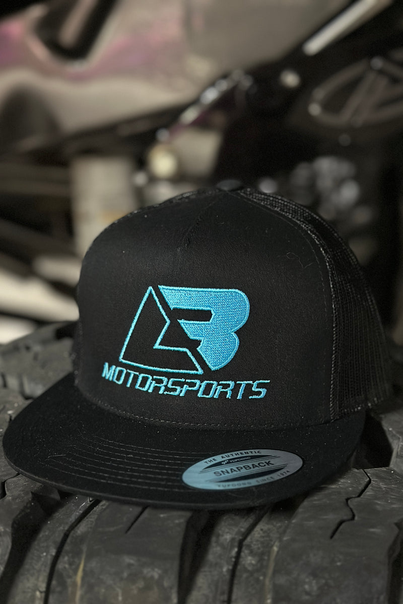 Teal Blue Logo Flatbill