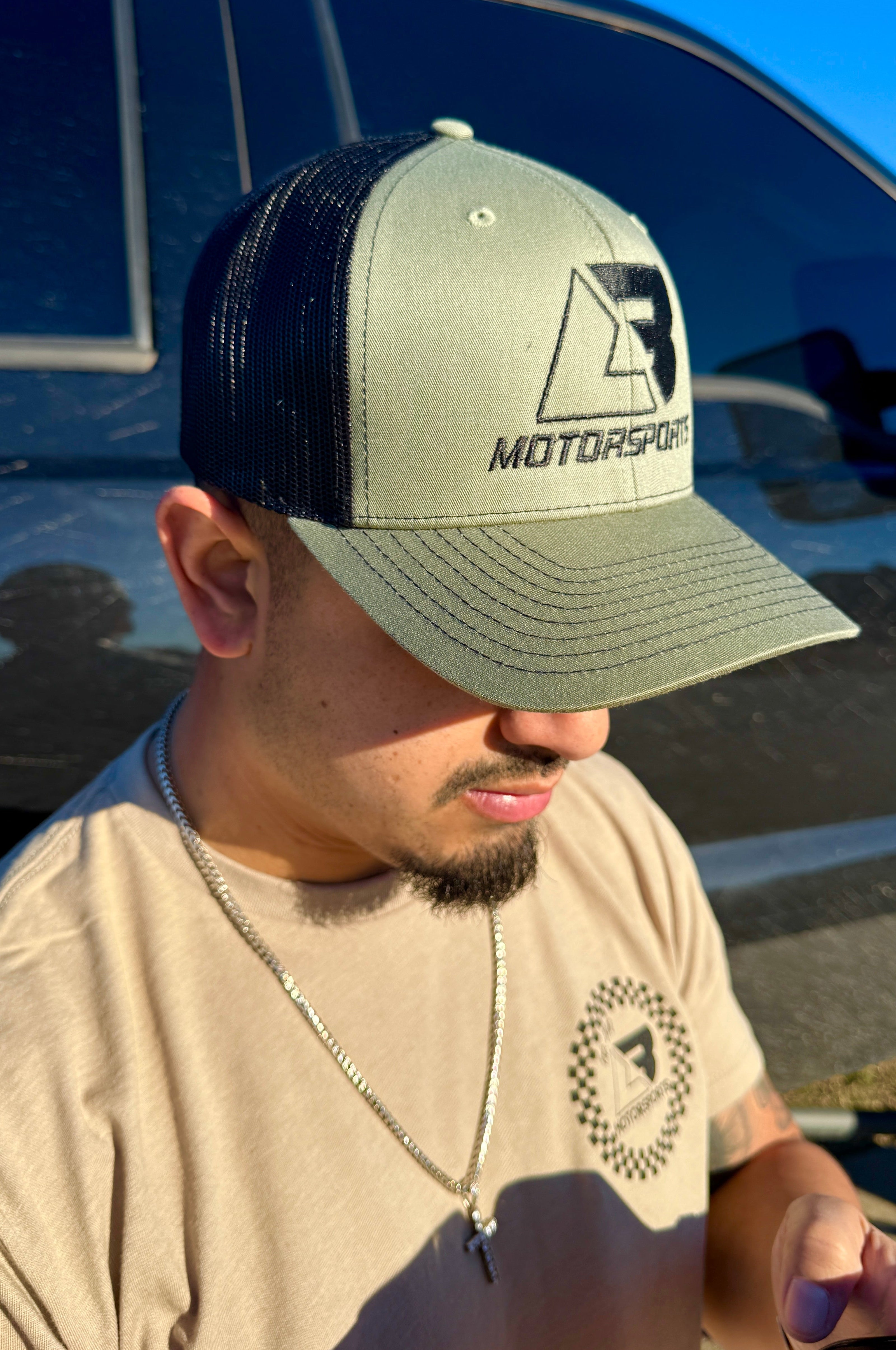Olive Green & Black LB Hat