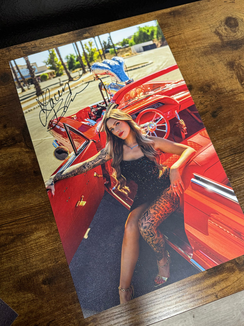 "Riding In Redd" Signed Poster