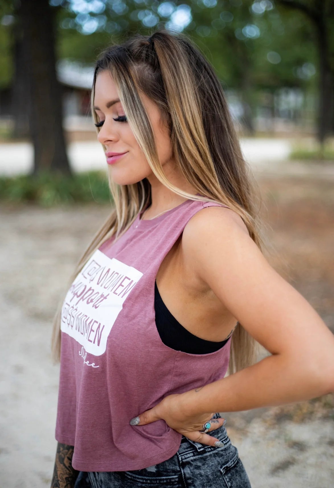 Pink BAWSBAW Tank