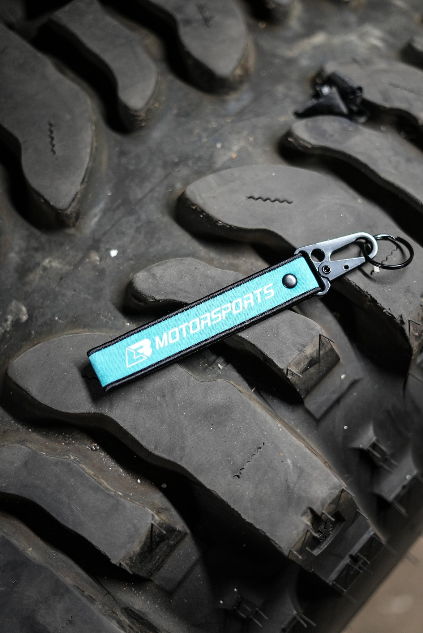 Teal LB Keychain