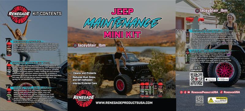 Jeep Maintenance Detailing Kit