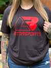 Black & Red Logo Tee