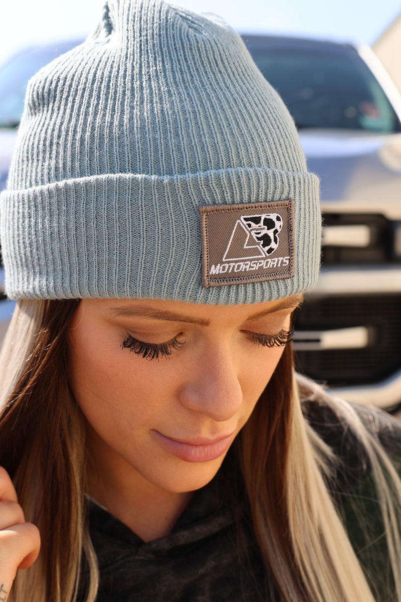 Cow Print Logo Beanie