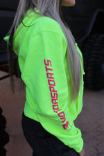 Neon Yellow & Hot Pink Hoodie