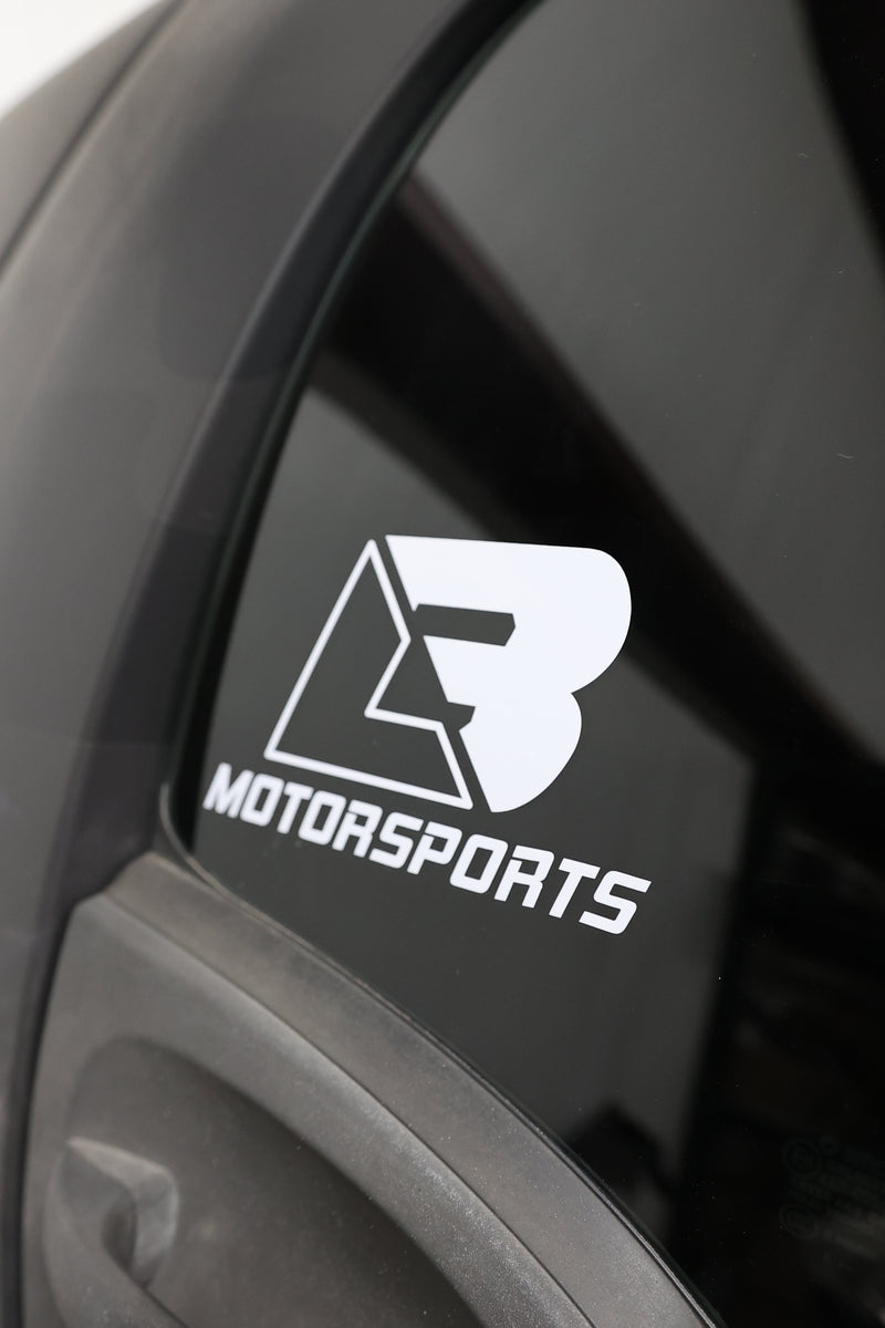 White Logo Decal 6x4