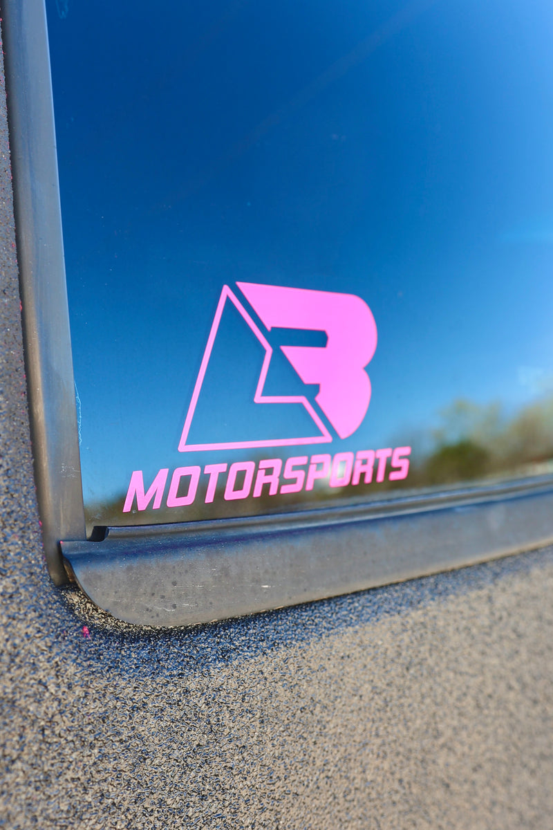 Pink Logo Decal 6x4