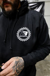 Black Circle Flag Hoodie