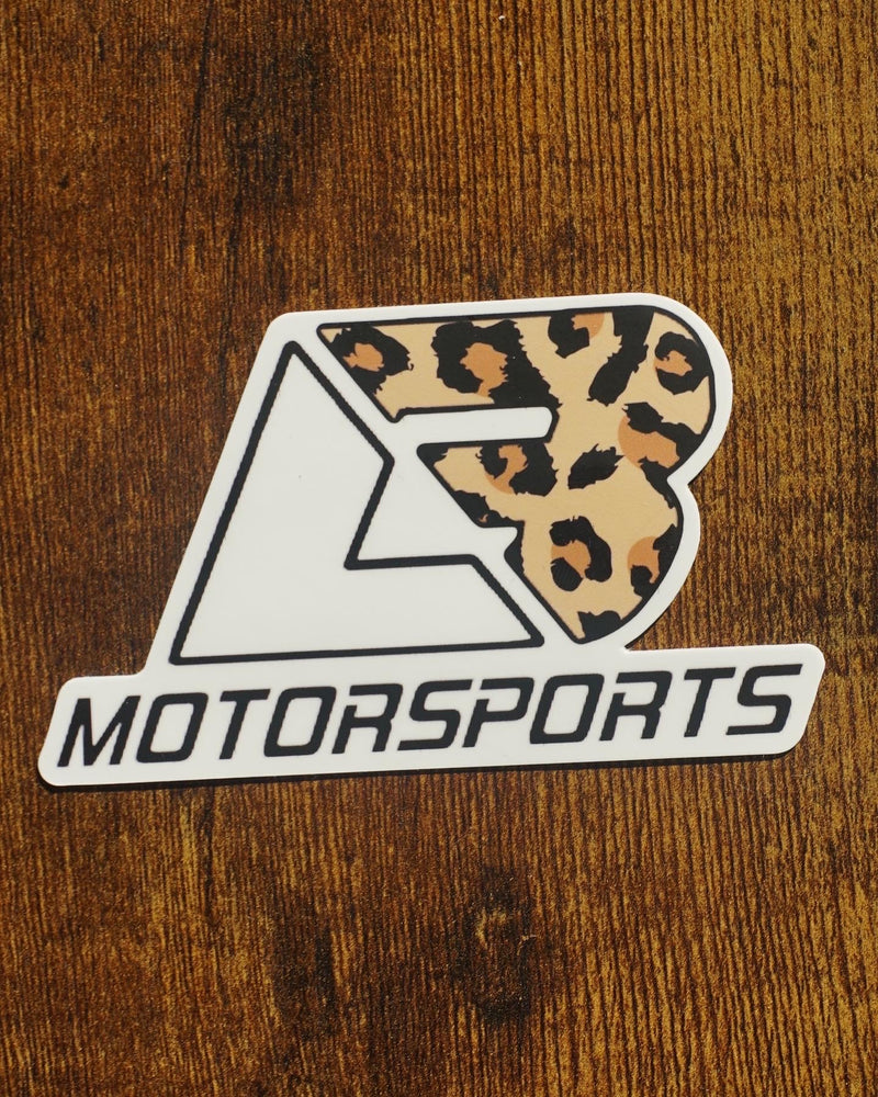 Leopard LB Logo Sticker