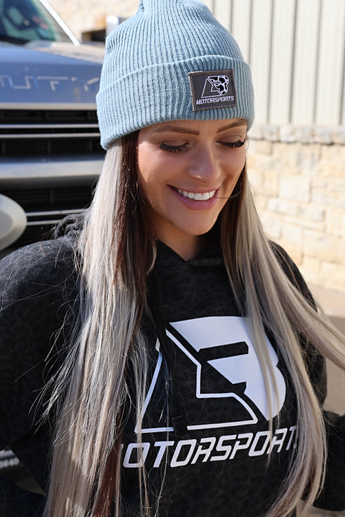 Cow Print Logo Beanie